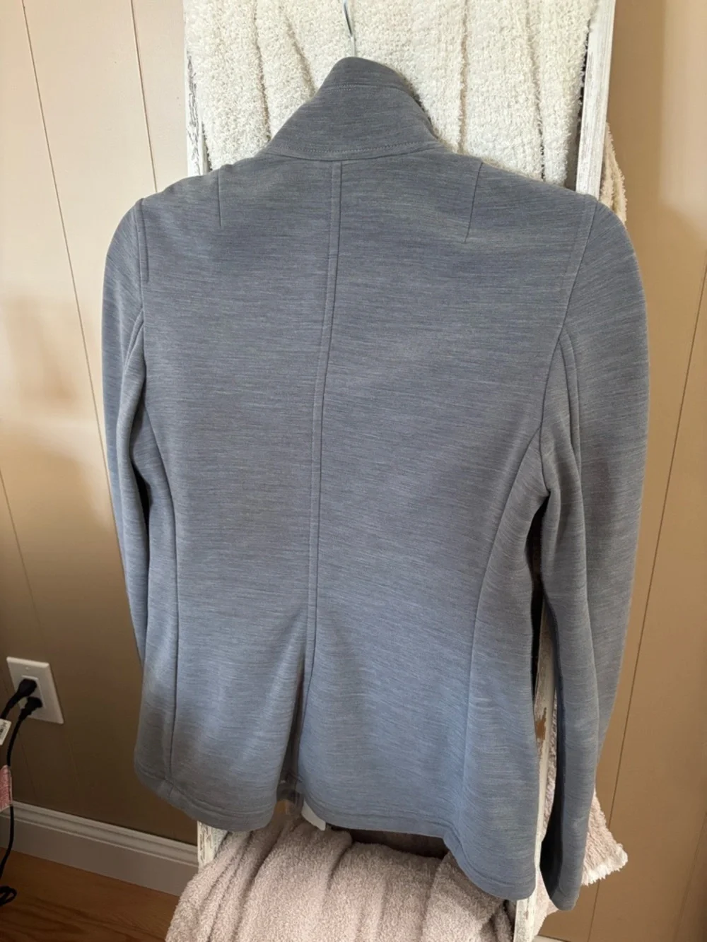 Akris Punto Women's Gray Zip-Front Wool Jacket